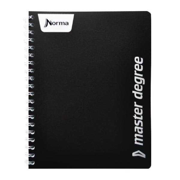 CUADERNO PROFESIONAL DOBLE ARGOLLA MASTER DEGREE 100 HJ RAYA NORMA MNK