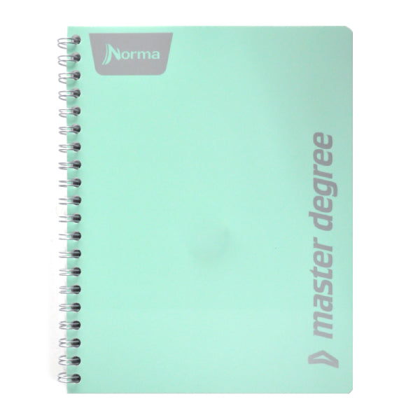 CUADERNO PROFESIONAL DOBLE ARGOLLA MASTER DEGREE 100 HJ RAYA NORMA MNK