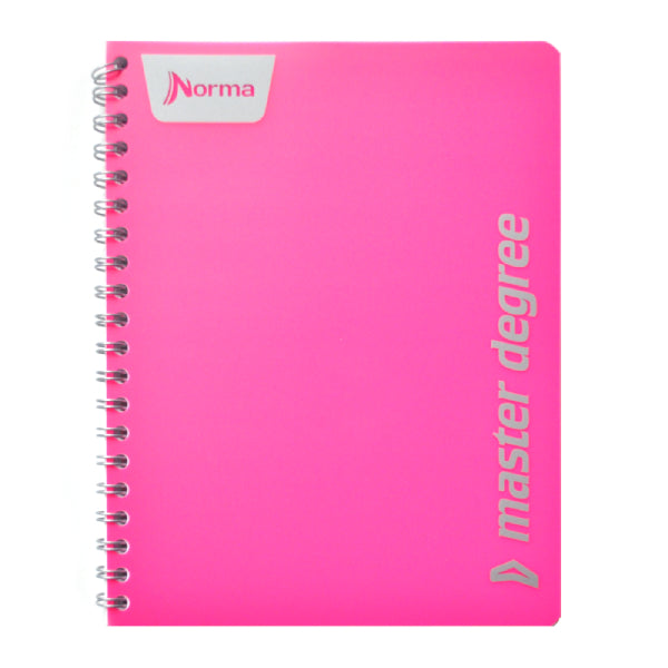 CUADERNO PROFESIONAL DOBLE ARGOLLA MASTER DEGREE 100 HJ RAYA NORMA MNK