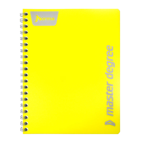 CUADERNO PROFESIONAL DOBLE ARGOLLA MASTER DEGREE 100 HJ RAYA NORMA MNK