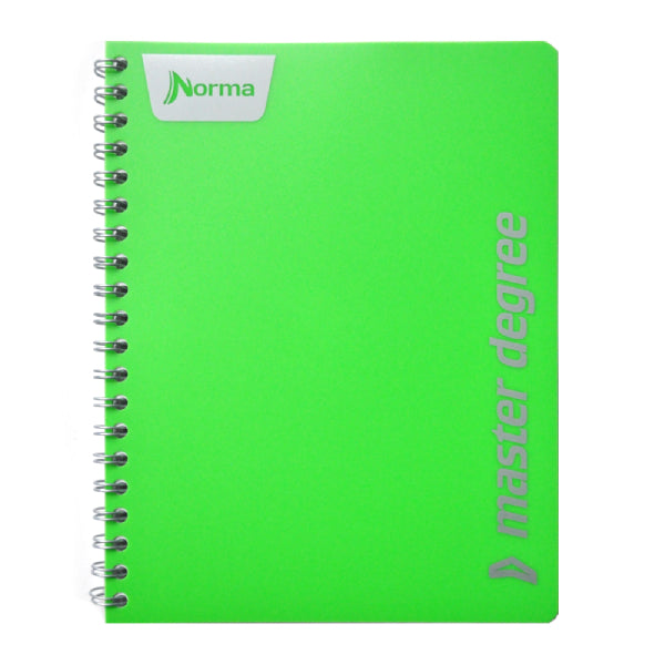 CUADERNO PROFESIONAL DOBLE ARGOLLA MASTER DEGREE 100 HJ RAYA NORMA MNK