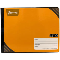 CUADERNO ITALIANO COSIDO UNO 100 HJ DOBLE RAYA NORMA MNK