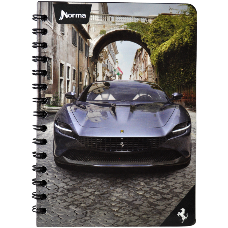 CUADERNO FRANCES DOBLE ARGOLLA  FERRARI 100 HJ RAYA NORMA MNK