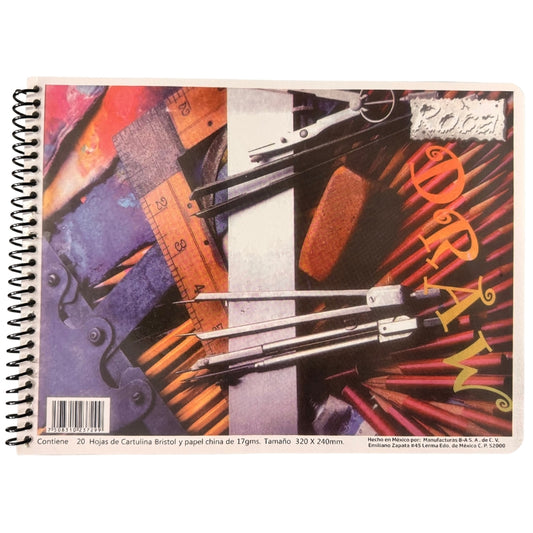 CUADERNO DIBUJO PROTECTOR ROCA 20 HJ 7020 MAN 8A MNK