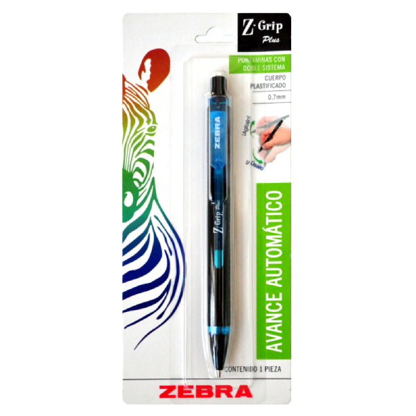 LAPICERO RETRACTIL Z GRIP PLUS 0.7 MM 6922-16 ZEBRA MNK