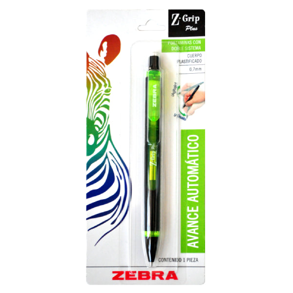 LAPICERO RETRACTIL Z GRIP PLUS 0.7 MM 6922-16 ZEBRA MNK