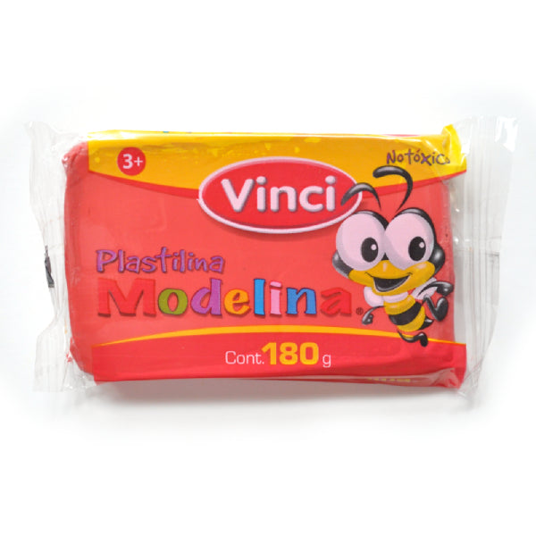 PLASTILINA BARRA 180 GR ROJO 2352 DIXON
