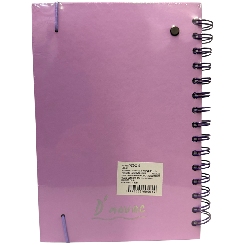 AGENDA DIARIA DOBLE ESPIRAL AG137 NOVAC