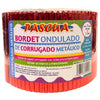 BORDETTE METALICO ROJO 5.7X15 MT PASCUA MNK