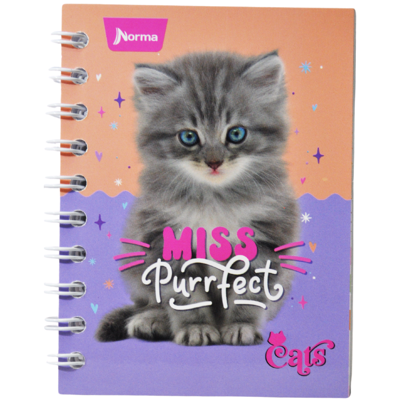 CUADERNO POCKET DOBLE ARGOLLA DOGS 80 HJ RAYA NORMA MNK