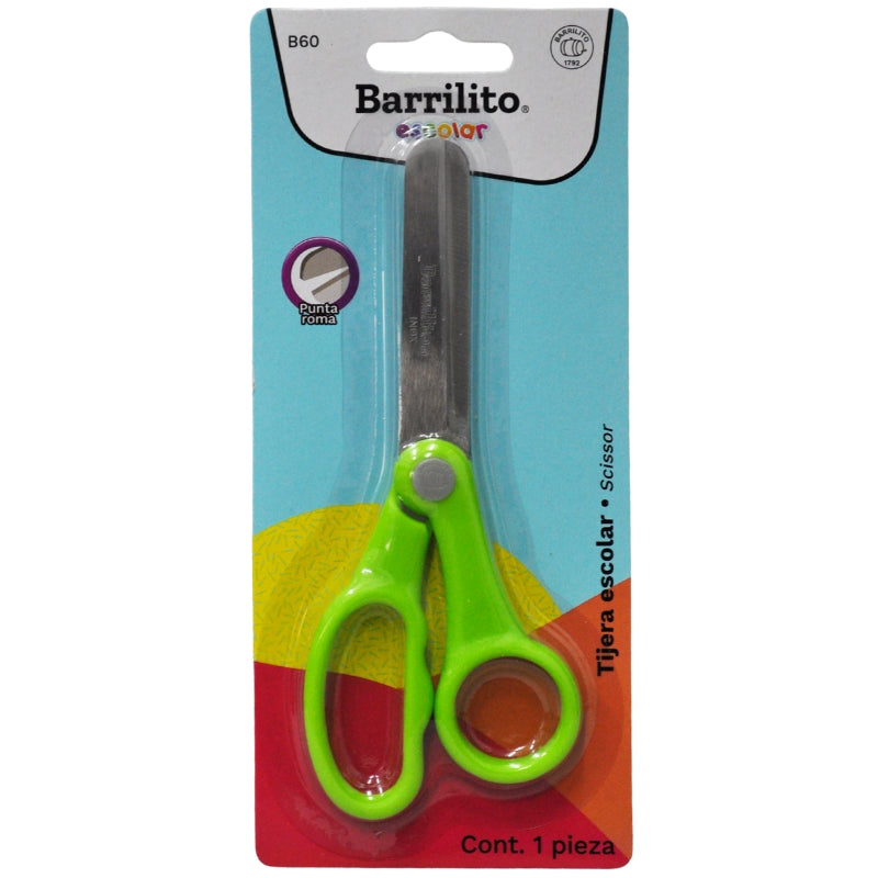 TIJERA ESCOLAR B60 GOBA BARRILITO MNK