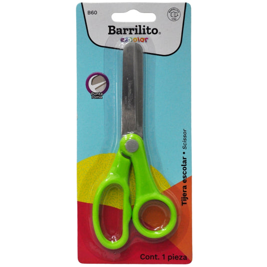 TIJERA ESCOLAR B60 GOBA BARRILITO MNK