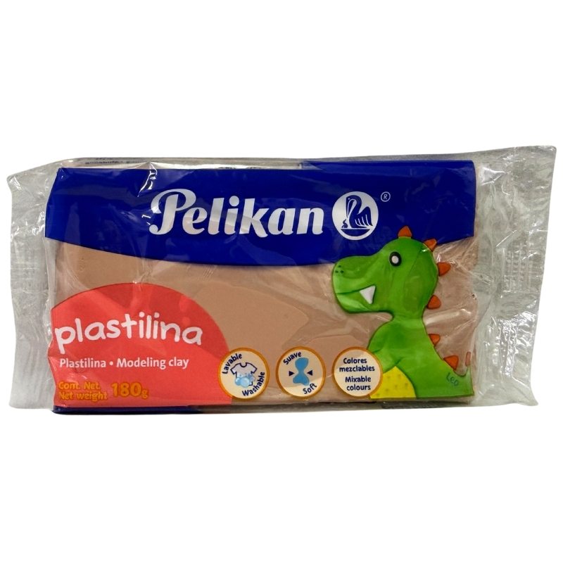 PLASTILINA BARRA 180 GR ROSA CANELA PELIKAN MNK