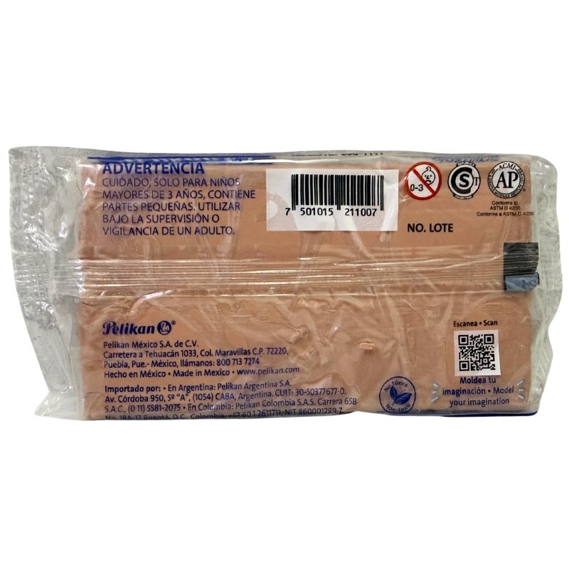 PLASTILINA BARRA 180 GR ROSA CANELA PELIKAN MNK
