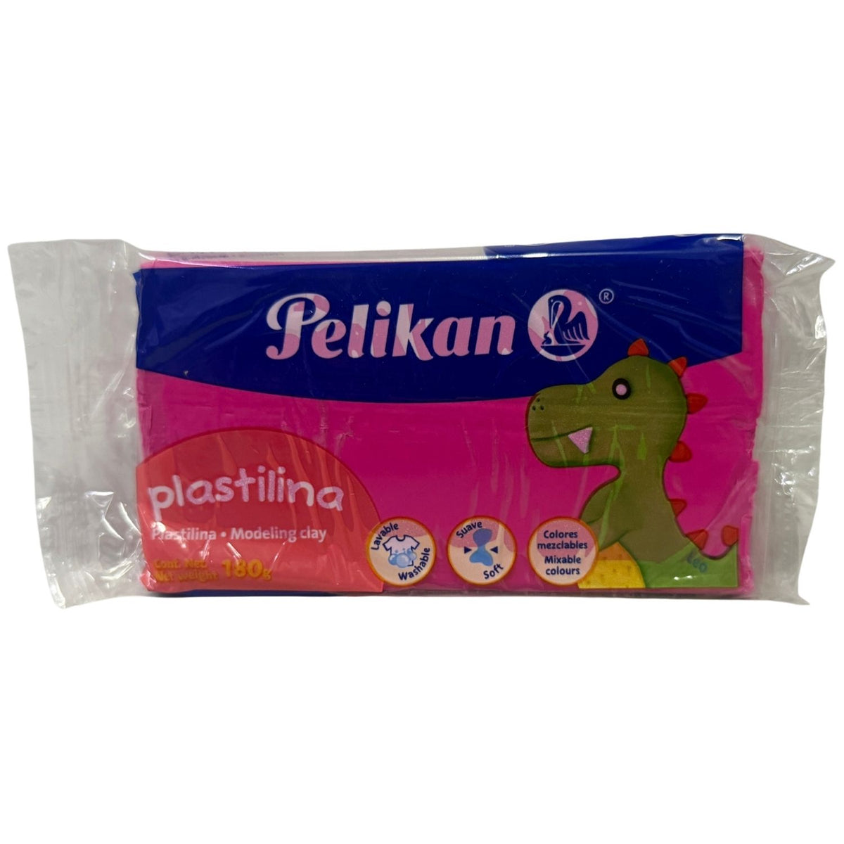 PLASTILINA BARRA 180 GR MAGENTA PELIKAN MNK