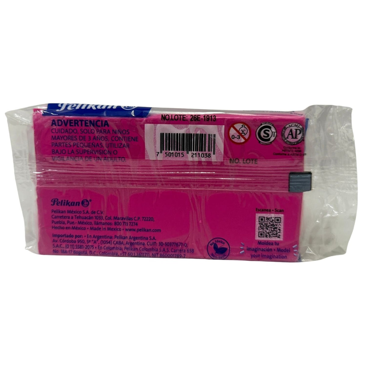 PLASTILINA BARRA 180 GR MAGENTA PELIKAN MNK