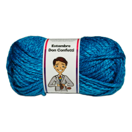 ESTAMBRE TURQUESA 50 GR CONFETTI NAEN