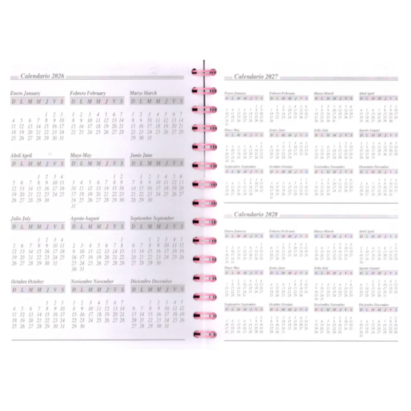 AGENDA DIARIA DOBLE ESPIRAL AG140 NOVAC
