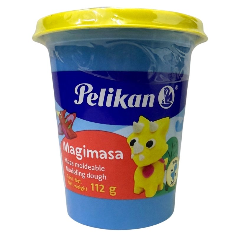 PLASTILINA BOTE MAGIMASA 112 GR AMARILLO PELIKAN MNK