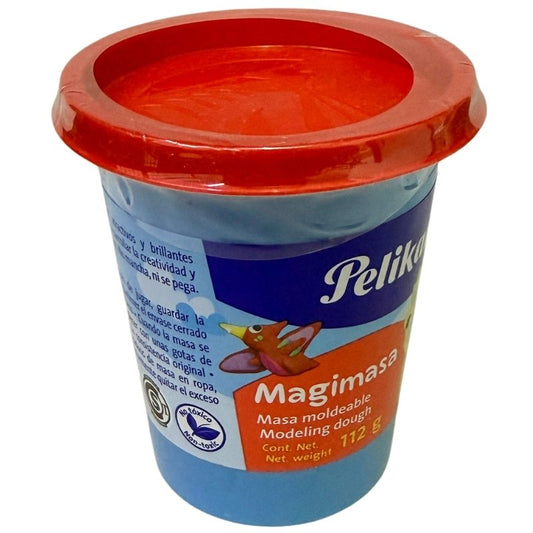 PLASTILINA BOTE MAGIMASA 112 GR ROJO PELIKAN MNK
