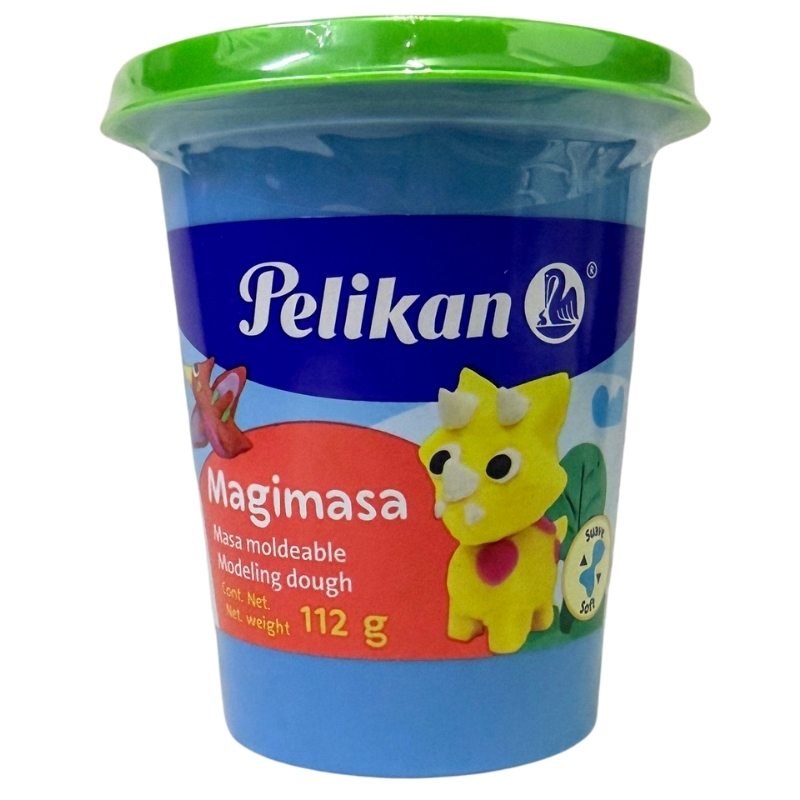 PLASTILINA BOTE MAGIMASA 112 GR VERDE CLARO PELIKAN MNK
