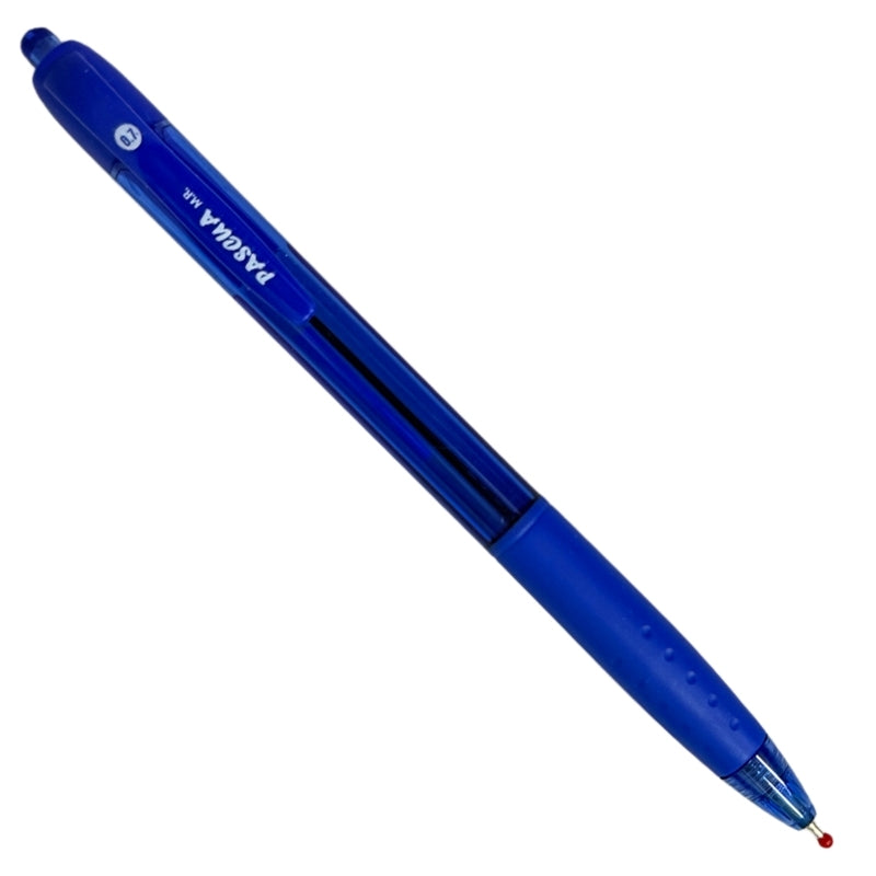 BOLIGRAFO TRASLUCIDO GRIP RETRACTIL HIDRIDA AZUL 0.7 PASCUA
