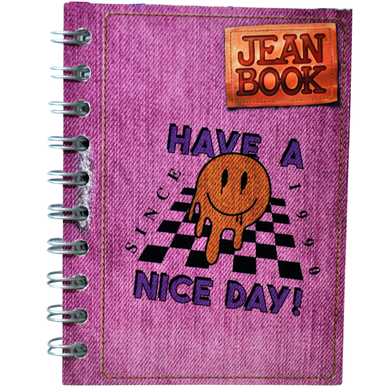 CUADERNO POCKET DOBLE ARGOLLA JEAN BOOK 80 HJ RAYA NORMA