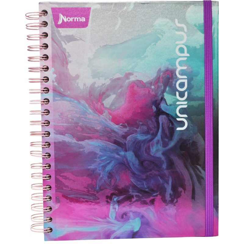 CUADERNO PROFESIONAL DOBLE ARGOLLA UNICAMPUS METALICO 160 HJ RAYA NORMA MNK