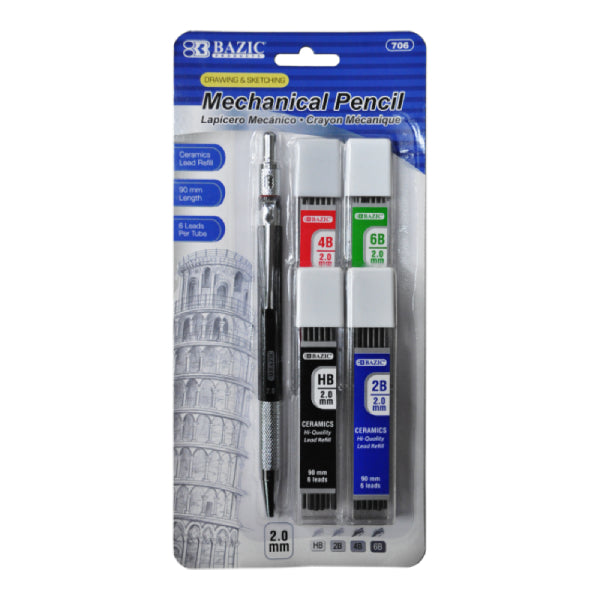 LAPICERO 2 MM + MINAS 706 BAZIC MNK
