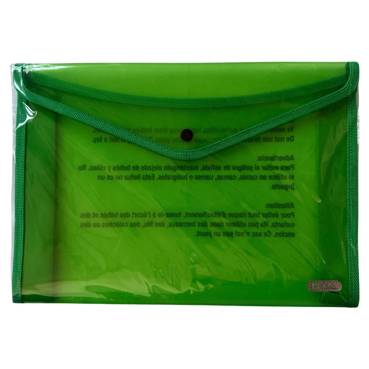 PORTADOCUMENTOS CARTA PLASTICO SOBRE CRISTAL 3105 BAZIC MNK