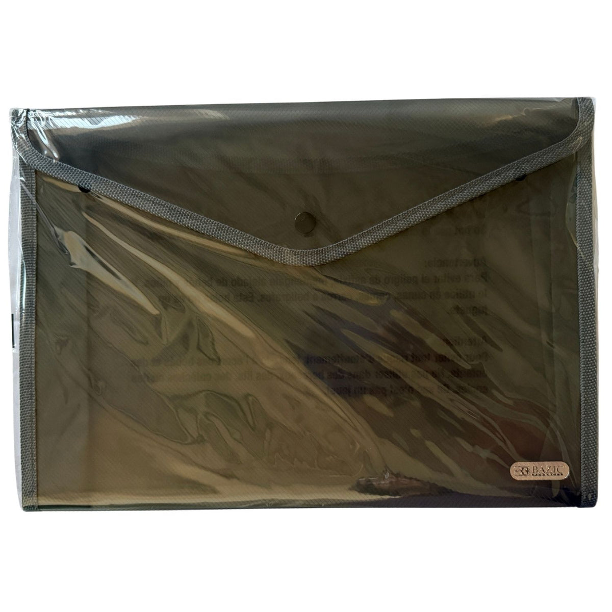 PORTADOCUMENTOS CARTA PLASTICO SOBRE CRISTAL 3105 BAZIC MNK