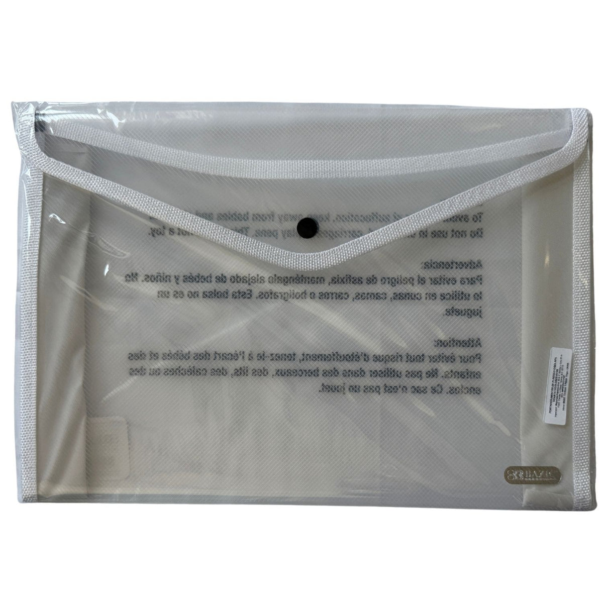 PORTADOCUMENTOS CARTA PLASTICO SOBRE CRISTAL 3105 BAZIC MNK