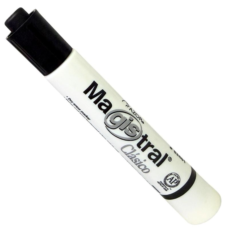 MARCADOR PIZARRON MAGISTRAL NEGRO AZOR MNK