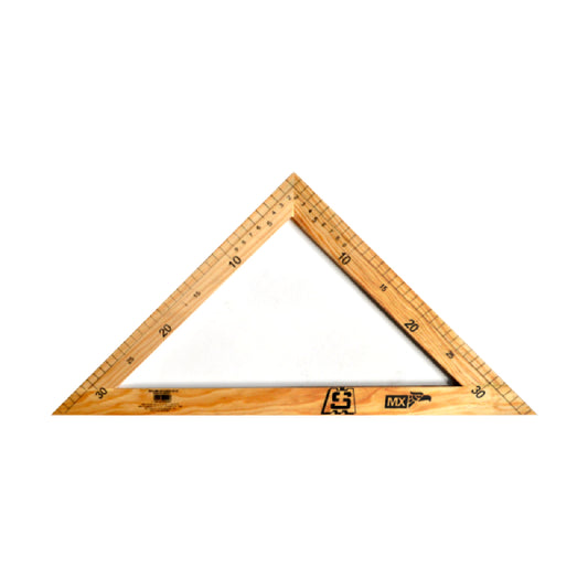 ESCUADRA MADERA PIZARRON 45 SILVA