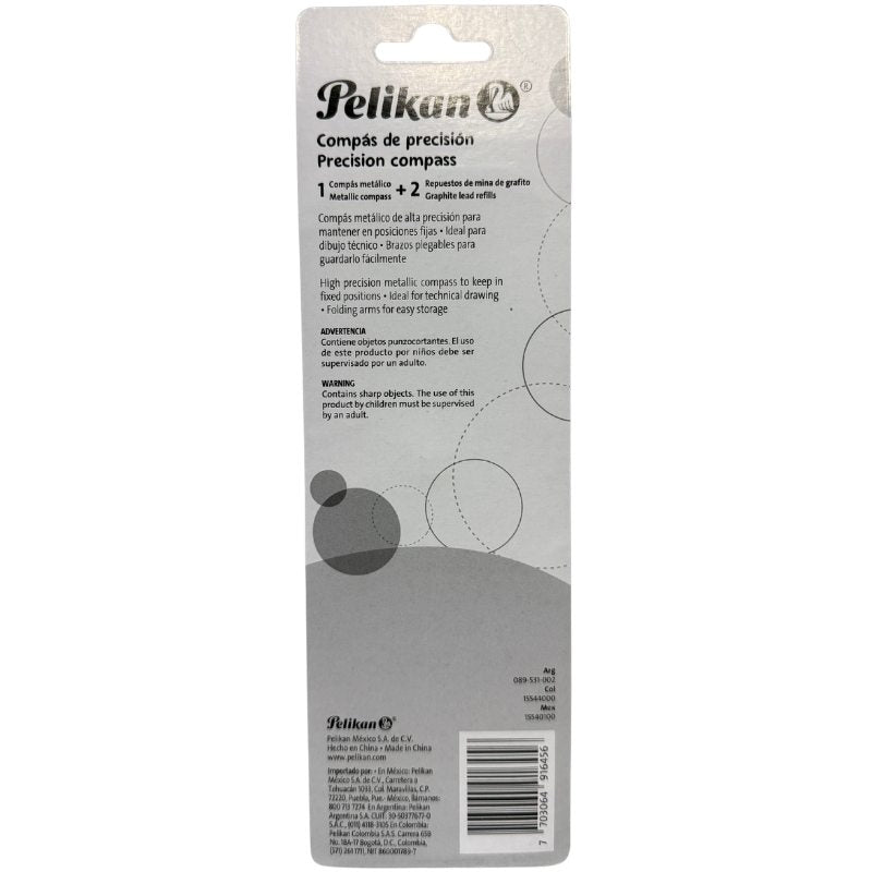 COMPAS PRECISION BRAZO LARGO PELIKAN MNK