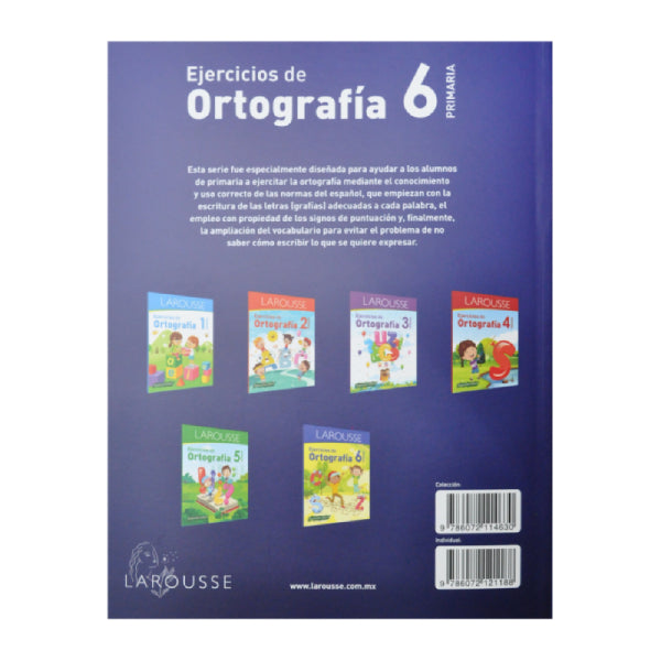 LIBRO EJERCICIOS ORTOGRAFIA 6 LAROUSSE MNK