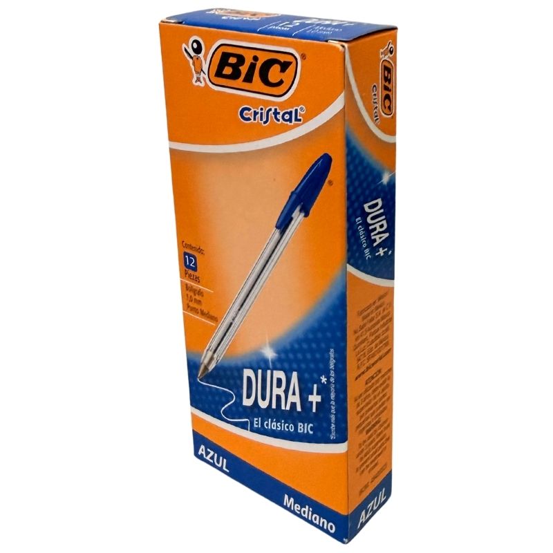 PLUMA BIC MEDIANO AZUL 12 PZ BIC MNK