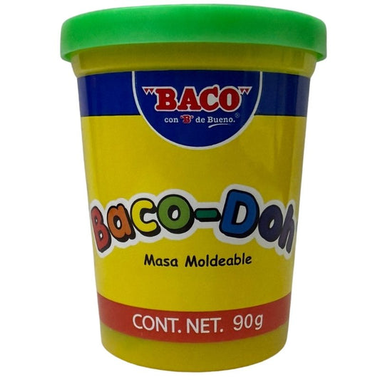 PLASTILINA BOTE 90 GR BACO-DOH VERDE CLARO BACO MNK