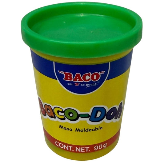 PLASTILINA BOTE 90 GR BACO-DOH VERDE CLARO BACO MNK