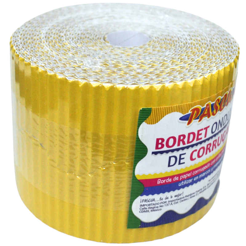 BORDETTE AMARILLO CANARIO 5.7X15 MT PASCUA MNK