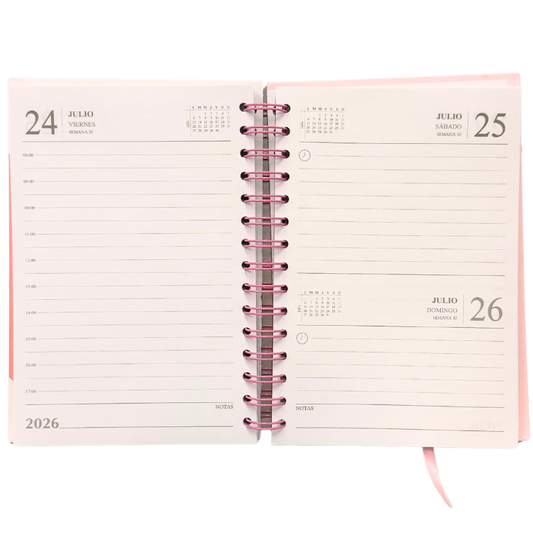 AGENDA DIARIA DOBLE ESPIRAL AG141 NOVAC