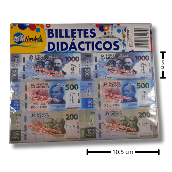 BILLETES DIDACTICOS NOVAC MNK