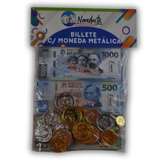 BILLETES Y MONEDAS DIDACTICOS NOVAC MNK