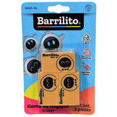 BORRADOR MIGAJON 3 PZ BM20-3B GOBA BARRILITO MNK