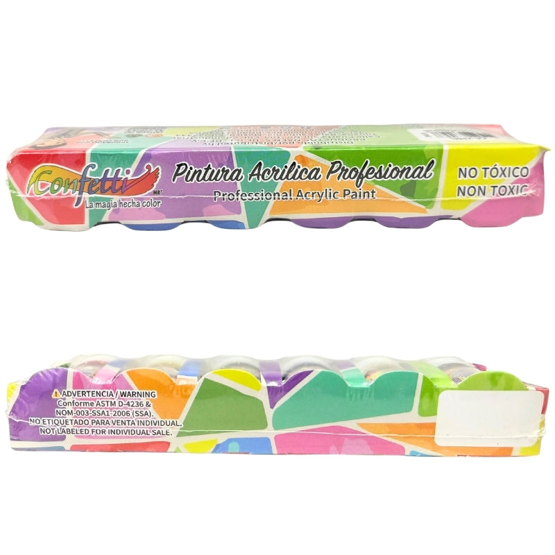 PINTURA ACRILICA 20 ML 6 COLORES NAEN