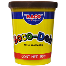 PLASTILINA BOTE 90 GR BACO-DOH CAFE BACO MNK