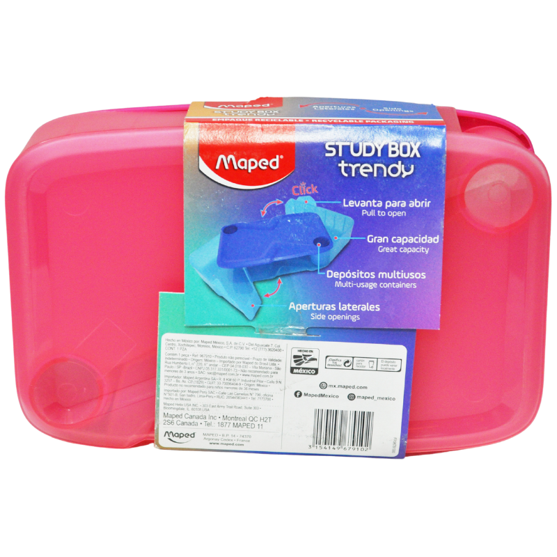 PORTALAPIZ CAJA TRENDY BOX MAPED MNK