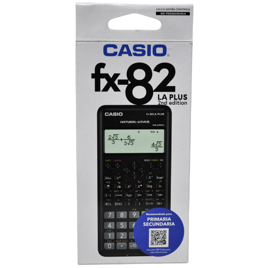 CALCULADORA CIENTIFICA CASIO 252 FUNCIONES FX-82LA PLUS 2 MIKADO MNK