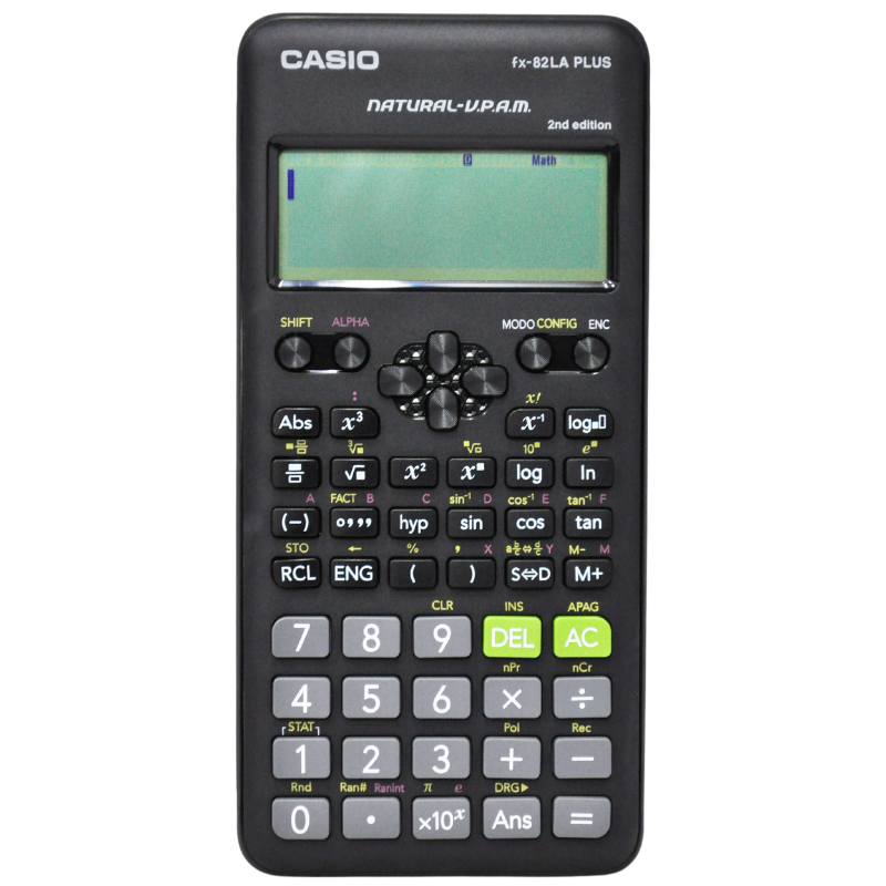 CALCULADORA CIENTIFICA CASIO 252 FUNCIONES FX-82LA PLUS 2 MIKADO MNK