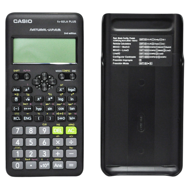CALCULADORA CIENTIFICA CASIO 252 FUNCIONES FX-82LA PLUS 2 MIKADO MNK